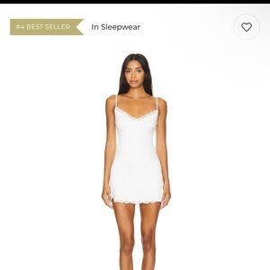 Revolve white slip on dress